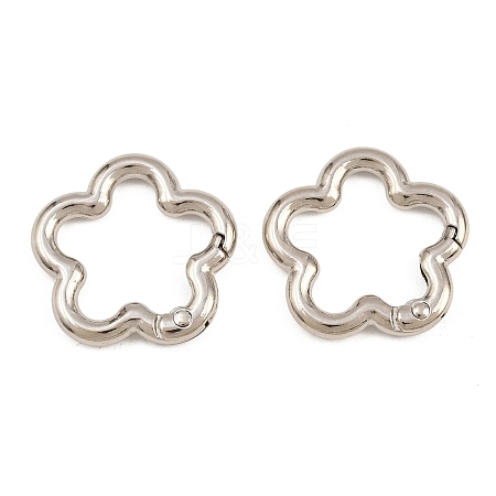 Zinc Alloy Spring Gate Rings AL-CBAC079-06P-01-1