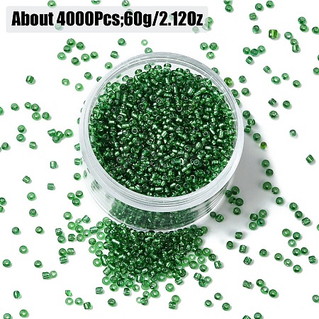 60G Glass Seed Beads SEED-YW0002-84B-1