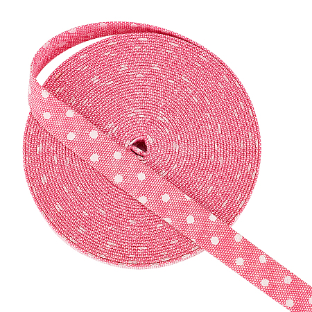 10 Yards Polycotton Ribbons OCOR-WH0070-53D-1