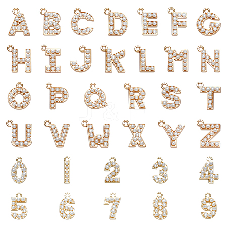 36Pcs 36 Styles Alloy Pendants ALRI-WR0001-01-1