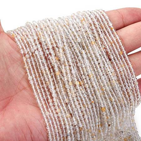 Natural White Topaz Beads Strands LS-G-RM2025-B04-3mm-1