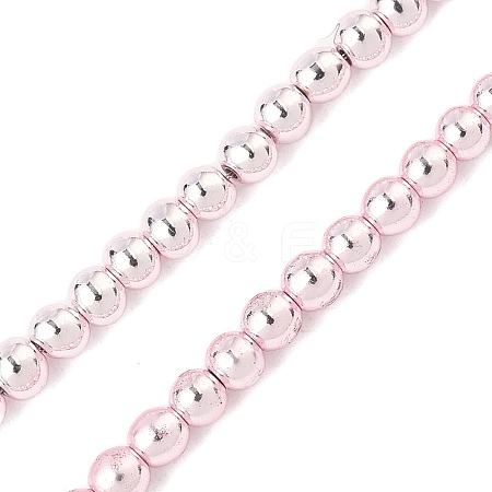 Electroplated Synthetic Non-magnetic Hematite Beads Strands G-A263-J01-02-1