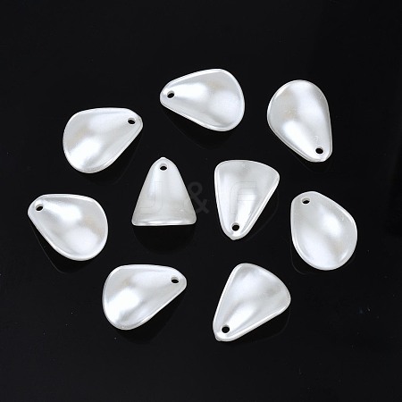 ABS Plastic Imitation Pearl Pendants KY-T023-017-1