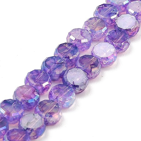 Imitation Jade Glass Beads Strands GLAA-P058-05A-04-1