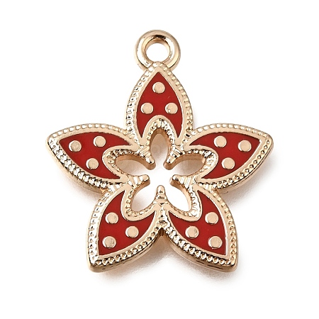 Alloy with Enamel Pendants AL-CBA2F44-01G-02-1