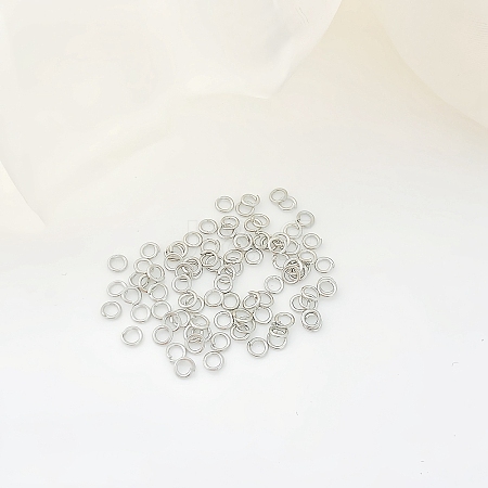 50Pcs Brass Open Jump Rings PW-WG80FA8-07-1