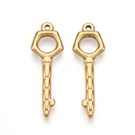 304 Stainless Steel Pendants STAS-N109-23G-1