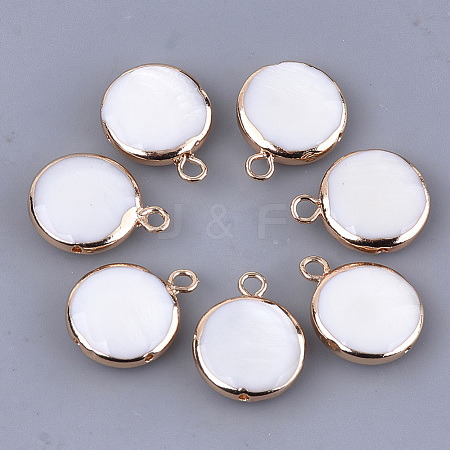 Freshwater Shell Pendants SHEL-T012-56-1
