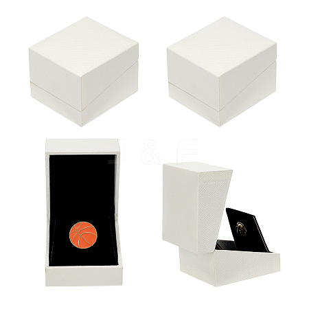 Paper Brooch/Badge Storage Boxes CON-WH0107-41A-1