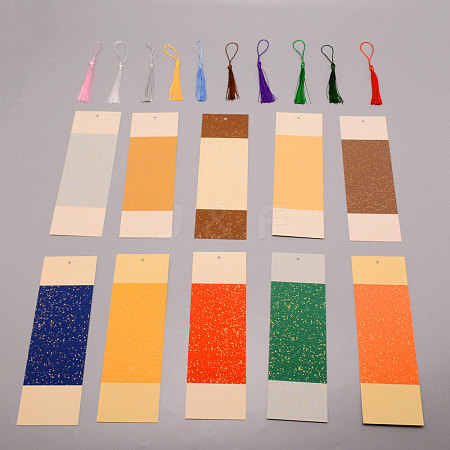 DIY Rectangle Bookmark Making Kit DIY-WH0308-53B-1