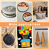 8Pcs 8 Sizes Transparent Acrylic Reusable Drawing Template for DIY Scrapbooking DIY-UN0006-32A-6