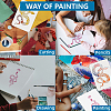 MAYJOYDIY US 1 Set PET Hollow Out Drawing Painting Stencils DIY-MA0005-41-6