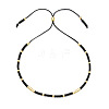 Adjustable Glass Seed Bead Slider Bracelets for Women VT9382-59-1