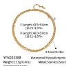 Minimalist 304 Stainless Steel Double Layer Necklace with 18K Gold Plating NG6941-1