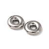 304 Stainless Steel European Beads STAS-D383-01B-P-2