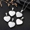 Tarnish Resistant Fashionable 304 Stainless Steel Stamping Blank Tag Pendants STAS-J002A-01-6