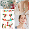 Christmas DIY Bangles Jewelry Making Kit DIY-SC0026-16-5