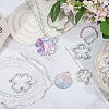 24Pcs 6 Styles Alloy Hollow Geometric Open Back Bezel Pendants FIND-CA0010-76A-5