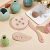 Wooden Ceramic Throwing Rib Tool DIY-WH0622-271-4