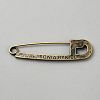 Zinc Alloy Safety Pins JEWB-WH0030-78I-1