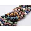 Natural Lava Rock Bead Strands G-L435-03-10mm-1