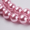 Eco-Friendly Dyed  Glass Pearl Round Bead Strands X-HY-A002-8mm-RB109-3