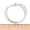 304 Stainless Steel Cuff Bangles for Women BJEW-B150-03P-5