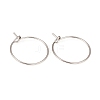 316L Surgical Stainless Steel Hoop Earring Findings STAS-G229-07P-01-1