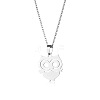 Stainless Steel Pendant Necklace PW-WG1B650-01-5