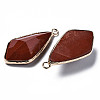 Natural Red Jasper Charms G-Q998-029D-4