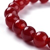 Dyed Natural Jade Beads Stretch Bracelets BJEW-G633-B-3