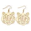 Tiger Head Alloy Dangle Earrings FS-WG96218-02-3