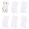   8Pcs 20-Hole Acrylic Earring Display Stands ODIS-PH0001-53-7