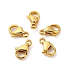 304 Stainless Steel Lobster Claw Clasps X-STAS-AB15-G-1