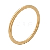 Ion Plating(IP) 304 Stainless Steel Plain Bangles for Women BJEW-S161-09G-4