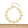 Brass Link Chain Bracelets for Women BJEW-A090-07B-G-5