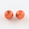 Spray Painted Acrylic Beads MACR-Q154-12mm-013-2