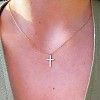 Cross Alloy Pendant Necklaces WGAF0E8-20-1