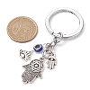 Resin & Tibetan Style Alloy Keychains KEYC-JKC00780-04-3