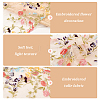 2 Yards Polyester Embroidery Floral Mesh Fabric OCOR-WH0058-56A-4