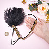 Elastic Feather Headbands OHAR-WH0036-02A-3
