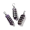 Natural Amethyst Big Pendants G-I322-05P-03-1