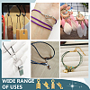 200Pcs 2 Colors Brass Cord Ends KK-PH0012-89G-5
