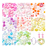240Pcs 8 Colors Acrylic Beads MACR-PH0001-82-7