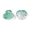 Baking Paint Transparent Glass Bead Caps DGLA-N014-09A-03-2