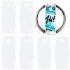 8Pcs Acrylic Heat Transfer Big Pendants FIND-SP0003-10D-1