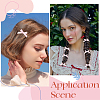 60Pcs Ribbon Bowknot Alligator Hair Clip PHAR-SC0001-008-5