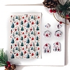 Christmas Theme Ceramics Clay Water Transfer Paper PW-WG0E3B4-03-1