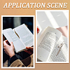 8Pcs 4 Style Feather Shape Tibetan Style Alloy Bookmarks Making AJEW-SC0002-56-5