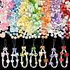 100Pcs 19 Styles Transparent Acrylic Beads MACR-FS0002-34-2
